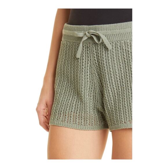 Rag and Bone NWT Stylish Riley Crochet-Knit Elastic Waist Shorts Large - Picture 13 of 14